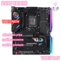 For Asrock Z690 TAICHI Motherboard 192GB HDMI PCI-E5.0 M.2 LGA 1700 DDR5 ATX Z690 Mainboard 100% Tes