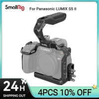 SmallRig “Black Mamba”Cage Kit for Panasonic LUMIX S5 II / S5 IIX with Arca-Swiss Quick-Release Plate for DJI RS2 /RS 3 PRO 4024