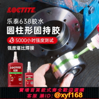 {保固一年 可打統編}漢高LOCTITE樂泰638 250ml厭氧膠 耐高溫圓柱形固持膠 軸承轉子