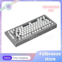 Drunkdeer g65 Mechanical Keyboard Kits Aluminium Keyboard Kit Shell Pvd Silver Plating Anodized Sandblasting Game Keyboard Shell