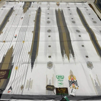 SARUNG BHS MASTERPIECE SIGNATURE ROYAL ORIGINAL LENGKAP TANDA TANGAN. - Royal putih abu jahit tengah