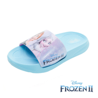 【Disney 迪士尼】冰雪奇緣2 童EVA拖鞋-藍/FNKS37006