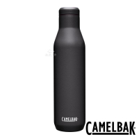 【CAMELBAK 】Wine Bottle 不鏽鋼紅酒 保溫瓶 750ml-濃黑