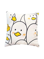 หมอนอิง ใยโพลีไฟเบอร์ รุ่น Jolly ลาย Duckie Goose สีหลากสี