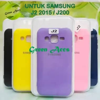 CASE WARNA ( SAMSUNG J2 2015 / J200 ) SOFTCASE SOFT CASE SILIKON ANTI CRACK / HARDCASE HARD CASE / C