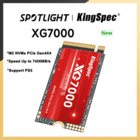 KingSpec 7400MB/s M.2 SSD NVMe M.2 2242 4TB 2TB 1TB Internal Solid State Hard Disk M2 PCIe 4.0x4 SSD Drive for PS5 Laptop PC