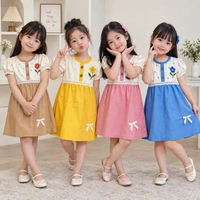 Two Mix - Raina Dress Anak Perempuan Cantik Fashion Lucu Usia 1-8 Tahun 4445 4 Kuning