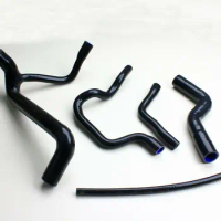 Black silicone hose For Mercedes-Benz 190E 190 E W201 1.8 2.0 2.3 1982-1993 1990