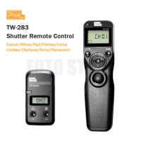 Pixel TW-283 Wireless Shutter Remote Control Shutter Release Cable Timer For Canon Nikon Pentax Sony