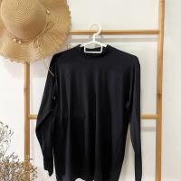 Inner shirt for kaftan abaya dress jubah baju dalam tshirt Cotton rayon Clothing Shirts Wanita
