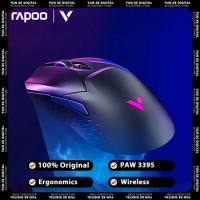 Rapoo VT3S Wireless Charging Mice PAW3395 Mouse Gaming Mouse FPS RGB Light 26000DPI Portable Ergonomics Gamer Accessories Gifts