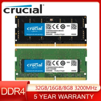 Crucial Ram DDR4 Notebook So-dimm 8GB 4GB 16G 32GB 3200MHZ 2666MHZ 2400MHZ 2133MHZ 1.2V For Laptop