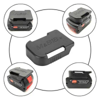 18V Batteries For Makita/Bosch Wall Mount Tool Bracket Seat Suspension Machine Holder Belt Buckle Battery Storage Rack