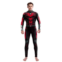 Movie Ant-man Cosplay Costumes Jumpsuit The Wasp Men 3D Printed Halloween Fancy Ball Suit Romper