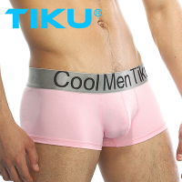 TIKU 梯酷 莫代爾金屬 超彈貼身平口男內褲 -粉紅(PM1850)