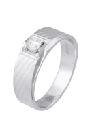 LITZ LITZ 18K White Gold Diamond Ring 白金钻石戒指 DR4106
