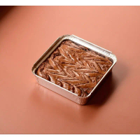 【​สินค้าขายดีอันดับ 1】 Dark chocolate brownie 10x10 cm.- Nutella - Oven Talk