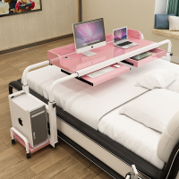 懶人床上筆記本電腦桌臺式家用雙人電腦桌床上書桌可移動跨床桌