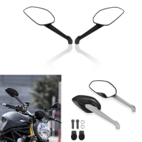 Rear View Mirror For Ducati Diavel 14 Monster 821 1200 1200S 979 Motorcycle Rearview Mirror Side Mirrors Accessories