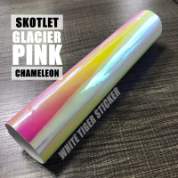 SKOTLET STIKER MOTOR YELLOW PINK GLACIER CHAMELEON SKOTLET BUNGLON STIKER BUNGLON SCOTLITE BUNGLON H