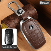 ปลอกกุญแจ For Toyota Altis Cross Camry RAV4 เคสกุญแจ Avalon CHR Prius Corolla Highlander พวงกุญแจรถยนต์