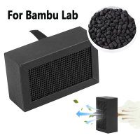 สำหรับ Bambu Lab ไส้กรองคาร์บอนที่ใช้ในการฟอกอากาศ อะไหล่เครื่องพิมพ์ 3D สำหรับ BambuLab X1 X1C P1P 