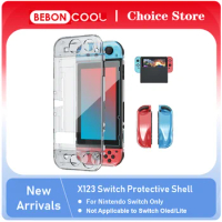 BEBONCOOL X123 Anti-Slip Protective Cover Compatible-Nintendo switch Lite Game Console Full Cover Shell Case For Nintendo Switch