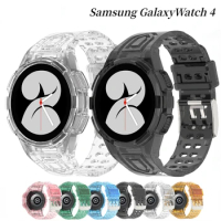 Glacier Transparent Strap For Samsung Galaxy Watch 4 40mm 44mm Bracelet Wristband Galaxy Watch 4 Classic 46mm 42mm Correa Belt