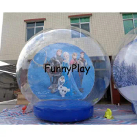 Giant Snow Globe,Inflatable Christmas Snow Globe, Inflatable Human Size Snow Globe , Free Air Blowers,advertising snow ball