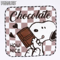 【PEANUTS】史努比巧克力小方巾
