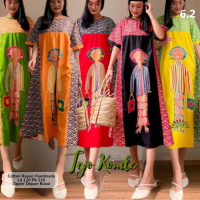[Batik Sinawang] Pakaian Wanita Baju Tidur Daster Batik Payung Tejo Konde Zipper Depan Bumil /Busui 