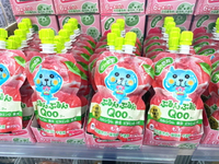 日本QOO 果汁果凍飲 125ML   水蜜桃  白桃