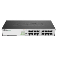 【D-Link】DGS-1016D 16埠 10/100/1000Mbps Gigabit 桌上/機架型 高速乙太網路交換器