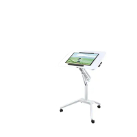 Mobile Laptop Desk with Height Adjustment - Rolling Stand for Anywhere Use