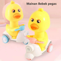 Mar And Queen Mainan Anak Bebek motor edukasi pull and back A03