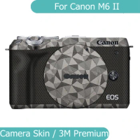 For Canon M6II M6 II Anti-Scratch Decal Skin Vinyl Wrap Film Camera Protective Sticker Coat EOS M6M2 M62 Mark 2 M2 Mark2 MarkII