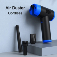Cordless Air Duster Compressed Air Blower Electric Air Duster for PC Computer Keyboard Camera Cleaning Wireless Small Appliances