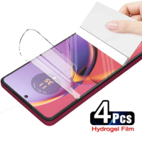 4PCS Hydrogel Film For Motorola Moto G84 G54 G51 G22 G14 Screen Protector For Motorola Edge 30 Ultra 40 Neo Pro HD Soft Gel Film