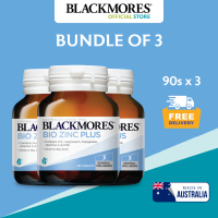 [Bundle of 3] Blackmores Bio Zinc Plus 90s  - Nail, Hair & Skin (Min 6 Months Expiry)