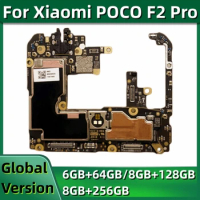 5G Motherboard MB for Xiaomi POCO F2 Pro, Original Unlocked, 128GB, 256GB, Mainboard Board for Redmi K30 Pro, Global Firmware