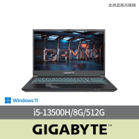 GIGABYTE 技嘉 15吋i5 RTX4050 電競筆電(G5 MF5-52TW383SH/i5-13500H/8G/512G/W11)