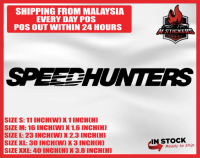 Speedhunters Car Sticker Kereta Sticker