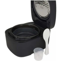 Zojirushi NW-QAC10 Induction Rice Cooker and Warmer, 5.5 Cup Capacity, Black, 9.25 x 12.25 x 7.88