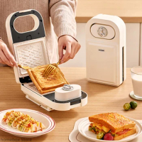 650W Electric Sandwich Maker Multifunctional Waffle Machine Toaster Baker Breakfast Machine Takoyaki Pancake Donuts Sandwichera