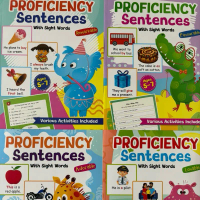 PROFICIENCY SENTENCES WITH SIGHT WORDS - Various Activities Included - Ages 5-7