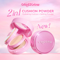 [ใหม่ในวันที่22nd มีนาคม] Glad2Glow 2-In-1 Perfect Pair Cushion Powder Hydrating Cushion Setting Pow