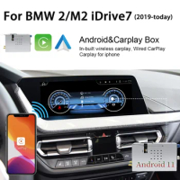 wit-up Carplay box Android box carplay box AI Carplay for 2020 BMW 2 M2 idrive7 F44 F46 FG87 upgrade Apple CarPlay Android Auto