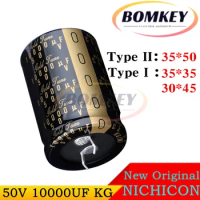 Nichicon 50V 10000UF KG 30X45 35X35 35X50 LKG1H103MESBAK LKG1H103MESCAK SCBK Aluminum Electrolytic Capacitor For Audio Equipment