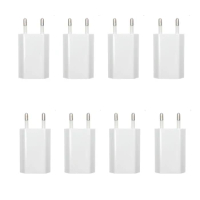 500Pcs/lot EU US Plug 5V 1A AC USB Charger Wall Power Adapter for Samsung for iphone HTC Cell Phones Mini Travel Charger