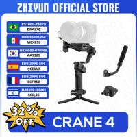 ZHIYUN Official Crane 4 Handheld Camera Gimbal Stabilizer 3-axis Portrait Shooting for Sony Nikon Canon DSLR Camera